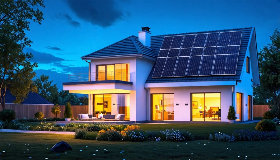 User-friendly smart home app displaying solar power insights