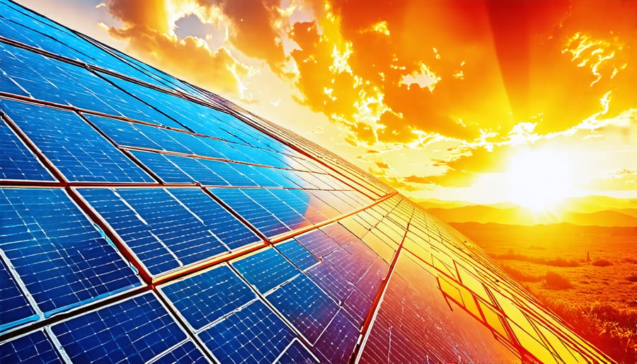 Graph comparing the cost savings of solar energy against traditional electricity over time