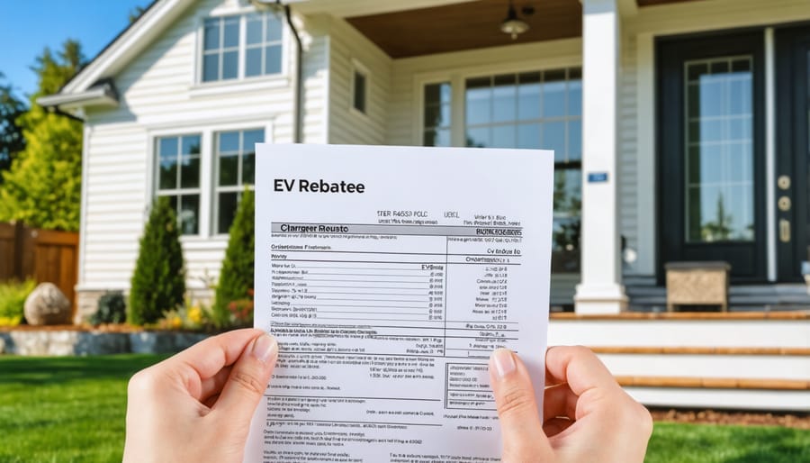 Homeowner savings from utility company rebates for EV charging