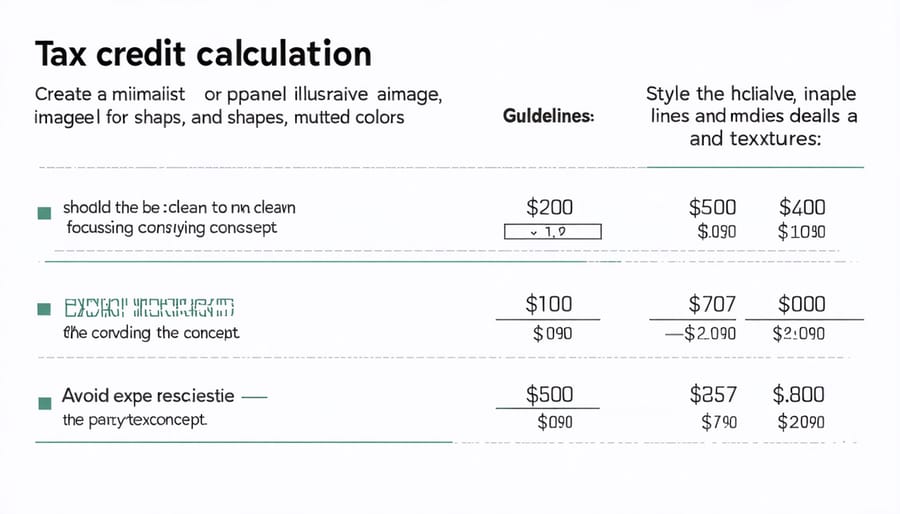 Visual breakdown of solar panel upgrade costs and associated tax credits