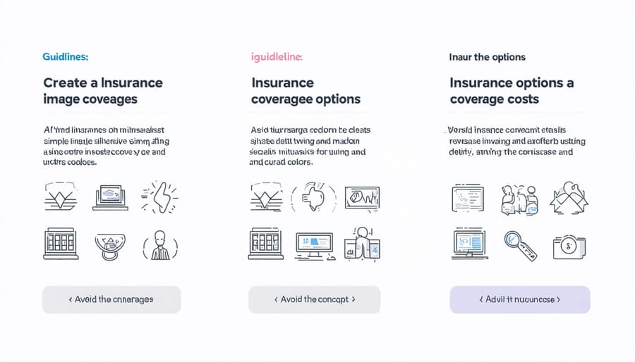 Comparison chart of solar panel insurance coverage types and pricing