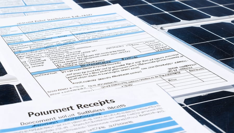 Required tax documents and forms for solar tax credit claim